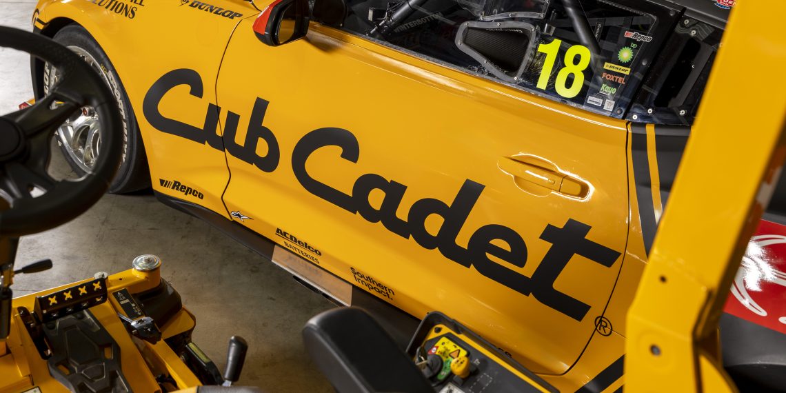 Mark Winterbottom will carry Cub Cadet branding for three events. Image: Team 18