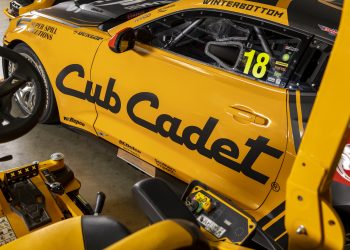 Mark Winterbottom will carry Cub Cadet branding for three events. Image: Team 18