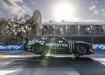 Tickford Racing's Cam Waters at the Gold Coast 500.