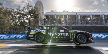 Tickford Racing's Cam Waters at the Gold Coast 500.