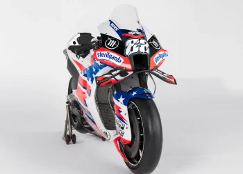 Trackhouse Racing will have at least one factory-spec Aprilia MotoGP bike in 2024. Image: Supplied