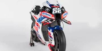 Trackhouse Racing will have at least one factory-spec Aprilia MotoGP bike in 2024. Image: Supplied
