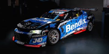 Nick Percat's Chevrolet Camaro in its Indigenous livery. Image: Supplied