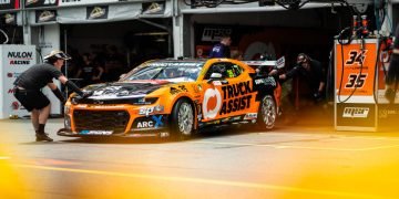 Cam Hill will drive his MSR Camaro at the Canberra Festival of Speed. Image: Supplied