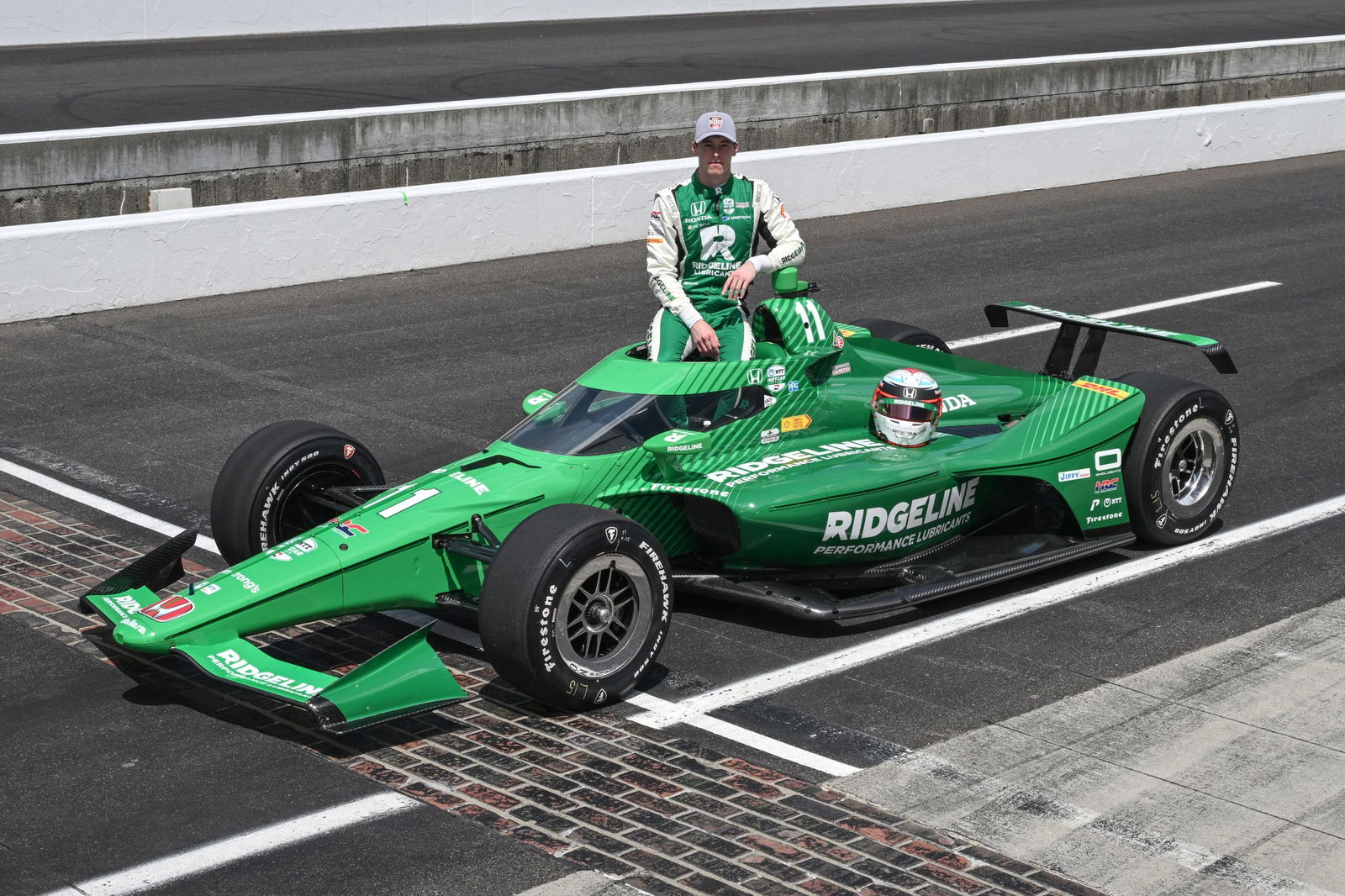 Marcus Armstrong made his Indianapolis 500 debut in 2024 with Chip Ganassi Racing.