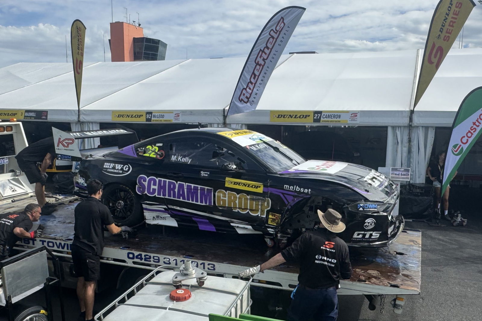Kelly doubtful to have car fixed to continue Super 2 debut