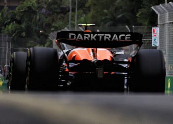 McLaren has changed its controversial rear wing following a request from the FIA. Image: XPB Images