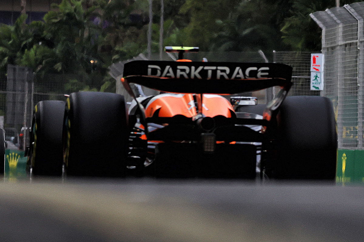 McLaren has changed its controversial rear wing following a request from the FIA. Image: XPB Images