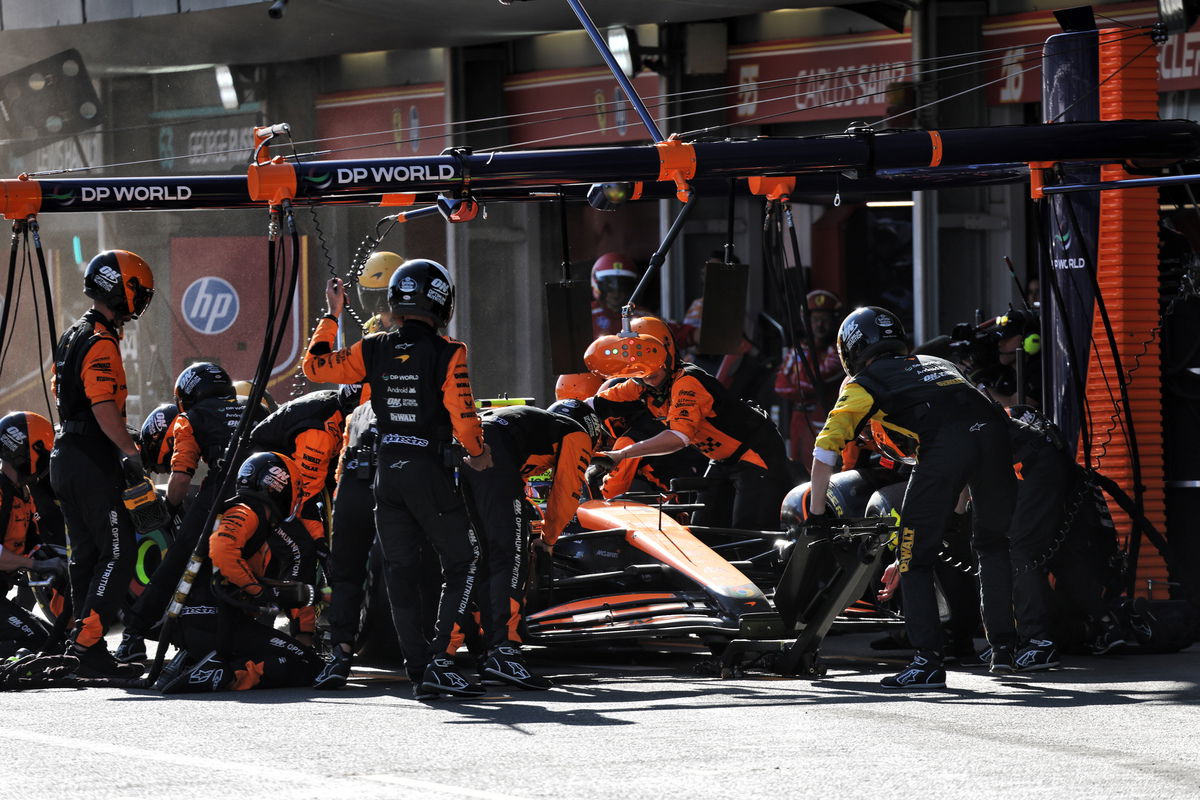 Officials have issued a summons to McLaren following Oscar Piastri claiming a brilliant win in the Azerbaijan Grand Prix. Image: Batchelor / XPB Images