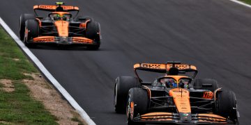 McLaren is considering how best to manage its drivers as Lando Norris chances the 2024 F1 drivers’ championship. Image: Coates / XPB Images