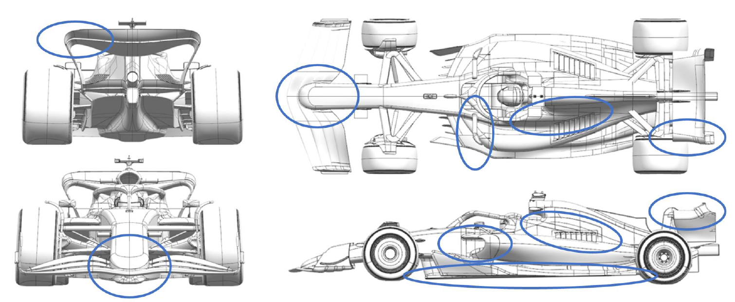 Mercedes W15. Image: FIA