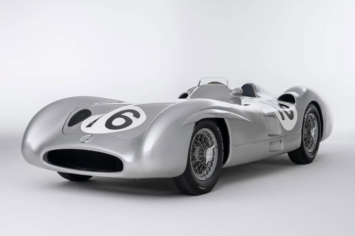 A Mercedes W196 raced by five-time world champion Juan Manuel Fangio is poised to become the most expensive F1 car ever sold. Image: Daimler-Benz AG