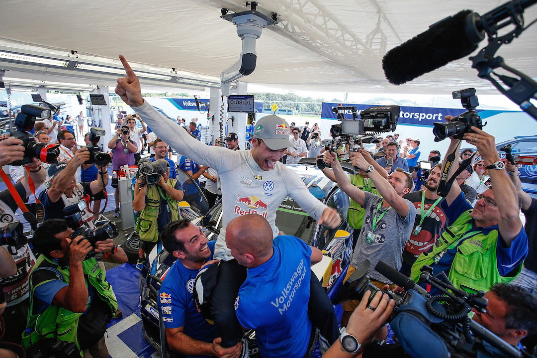 Andreas Mikkelsen sends the VW team into a state of euphoria after leading a 1-2 farewell for the incomparable Polo team 