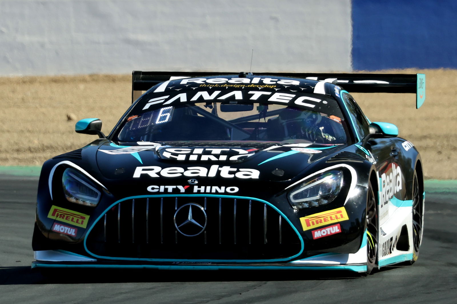 Jayden Ojeda in the Tigani Motorsport Mercedes-AMG GT3.