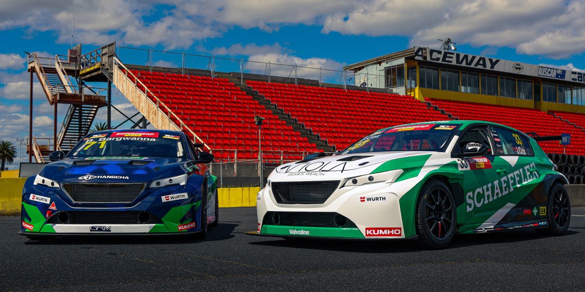 The first pair of Peugeot P51 TCR cars by Garry Rogers Motorsport.