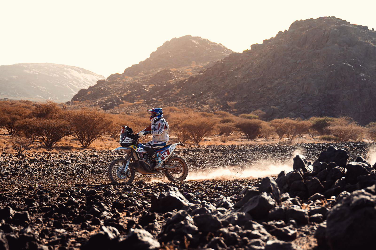 Andrew Houlihan on Stage 3 of the 2025 Dakar Rally.