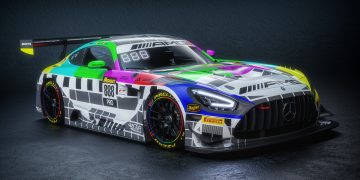 The #888 Team GRM Mercedes-AMG GT3 livery for the 2025 Bathurst 12 Hour.