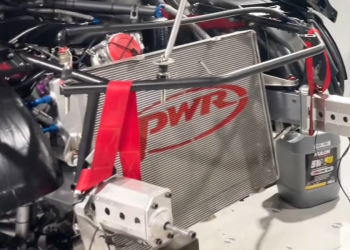 A PWR Supercars radiator. Image: Brad Jones Racing