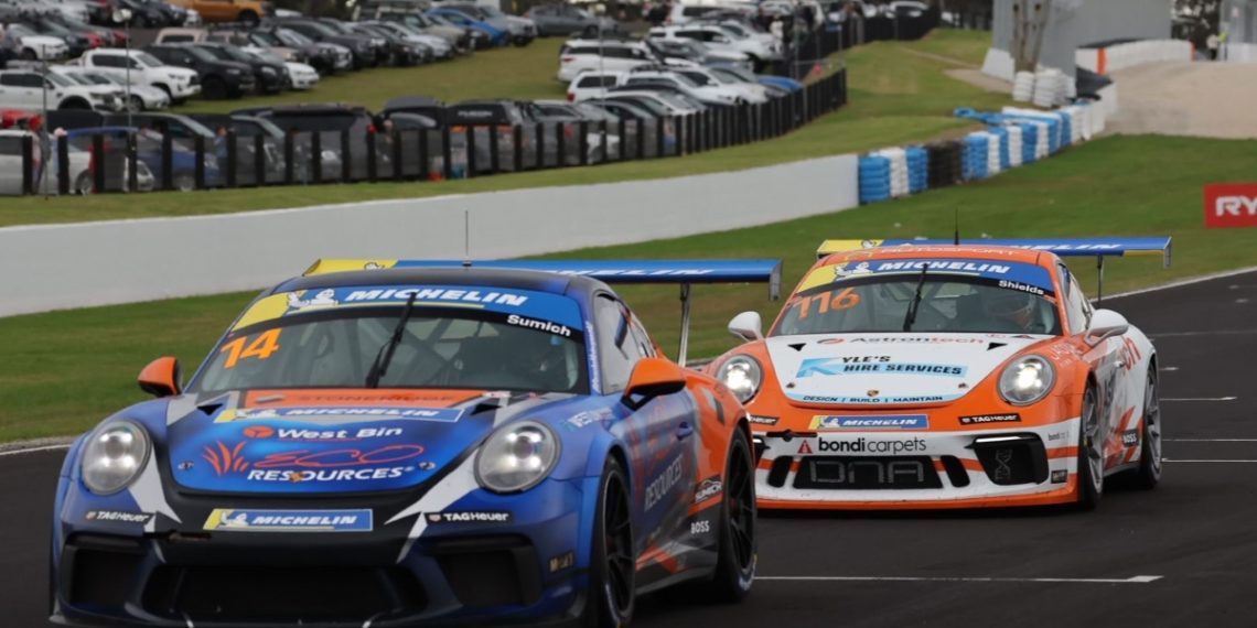 Three shared the points at Phillip Island with Caleb Sumich the round winner after his won the last race. Image: Supplied