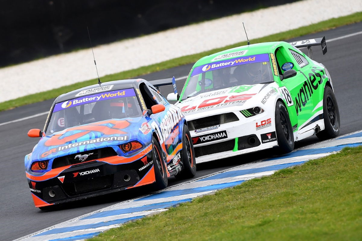 Heinrich on top of Aussie Racing Cars at Phillip Island