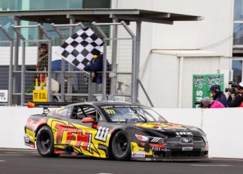 Todd Hazelwood will race his TFH Mustang for the second weekend in a row, this time at Sydney Motorsport Park.
