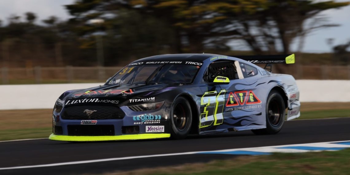 Trans Am GRM Mustang driver James Golding was the pacesetter in practice and qualifying for Round 3. Image: MA / Speedshots