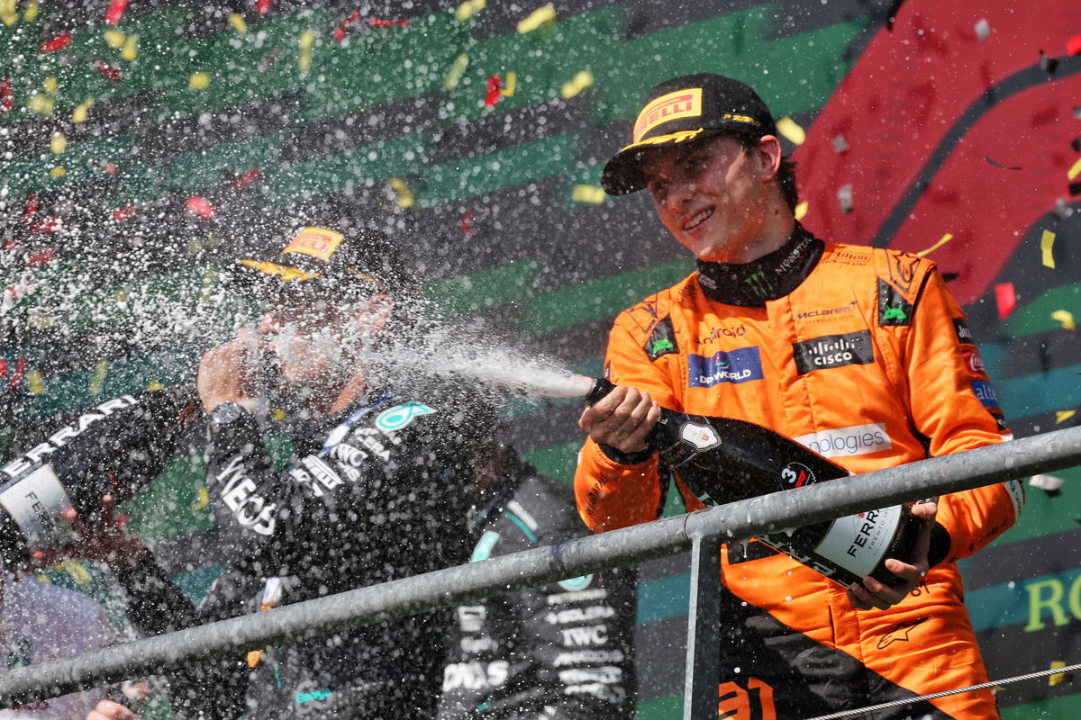 Second place in the Belgian Grand Prix highlighted the progress Oscar Piastri has made in F1. Image: Rew / XPB Images