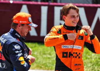 Oscar Piastri has described his view of the battle between Max Verstappen and Lando Norris in the F1 Sprint. Image: Batchelor / XPB Images