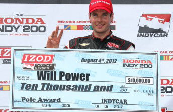 Will Power surges to timely pole position at Mid-Ohio Indy