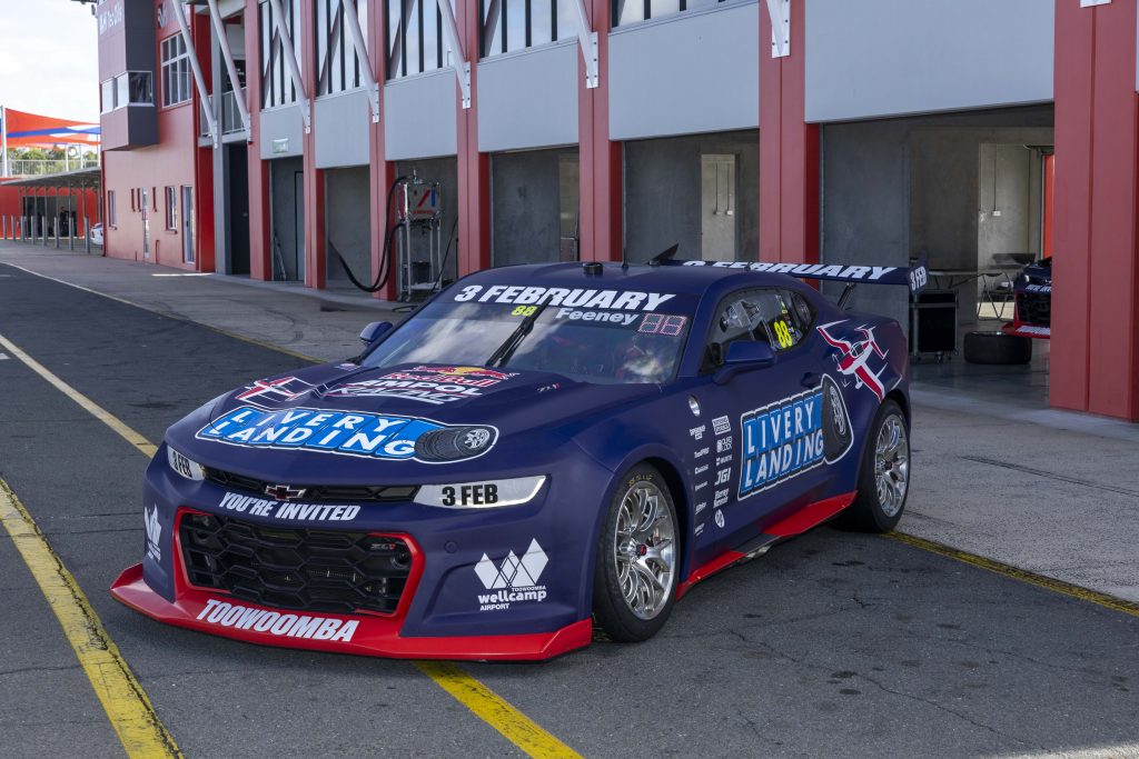 The Triple Eight shakedown livery. Image: Supplied