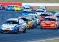 Two of the front runners were Davey/Morris (#116) and the Wood brothers (#680) while Roberts/Casha (#19) were the overall winners. Image: Time Attack Australia