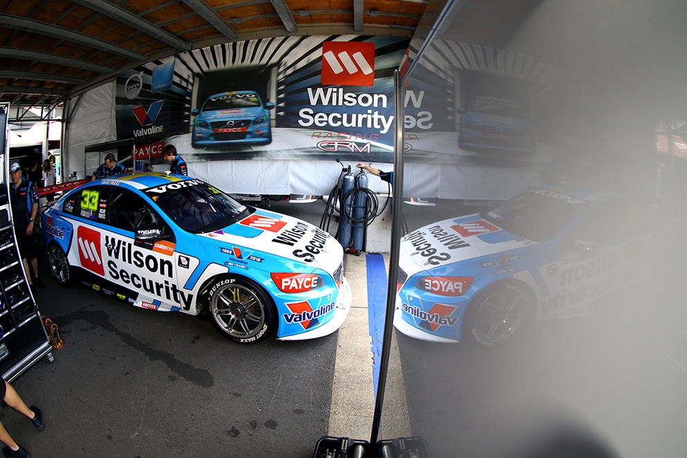 Reflections … The Coates Hire Sydney 500 was the final outing for Scott McLaughlin and Volvo under the Garry Rogers Motorsport banner 