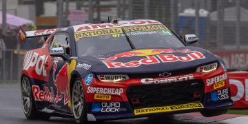 Shane van Gisbergen in the #97 Chevrolet Camaro.