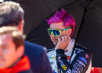 Chaz Mostert is well known for wild hairstyles and sunglasses. Image: InSyde Media