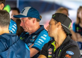 Cam Waters made light of the Supercars hat controversy at Albert Park. Image: InSyde Media