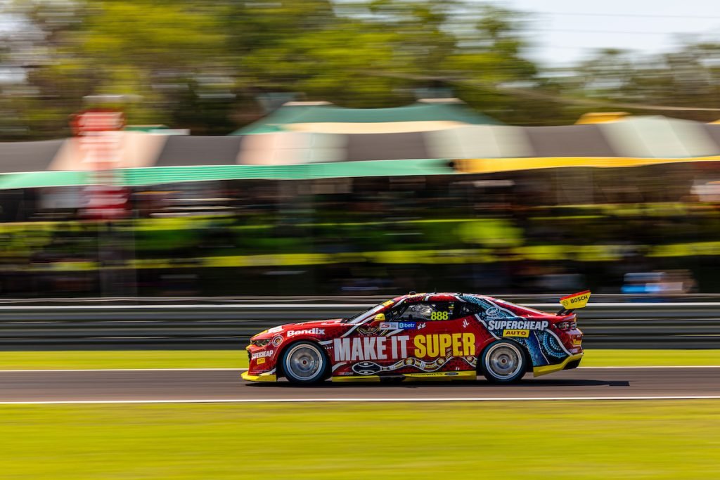 Supercars has dropped the minimum tyre pressure for the Darwin Triple Crown. Image: InSyde Media