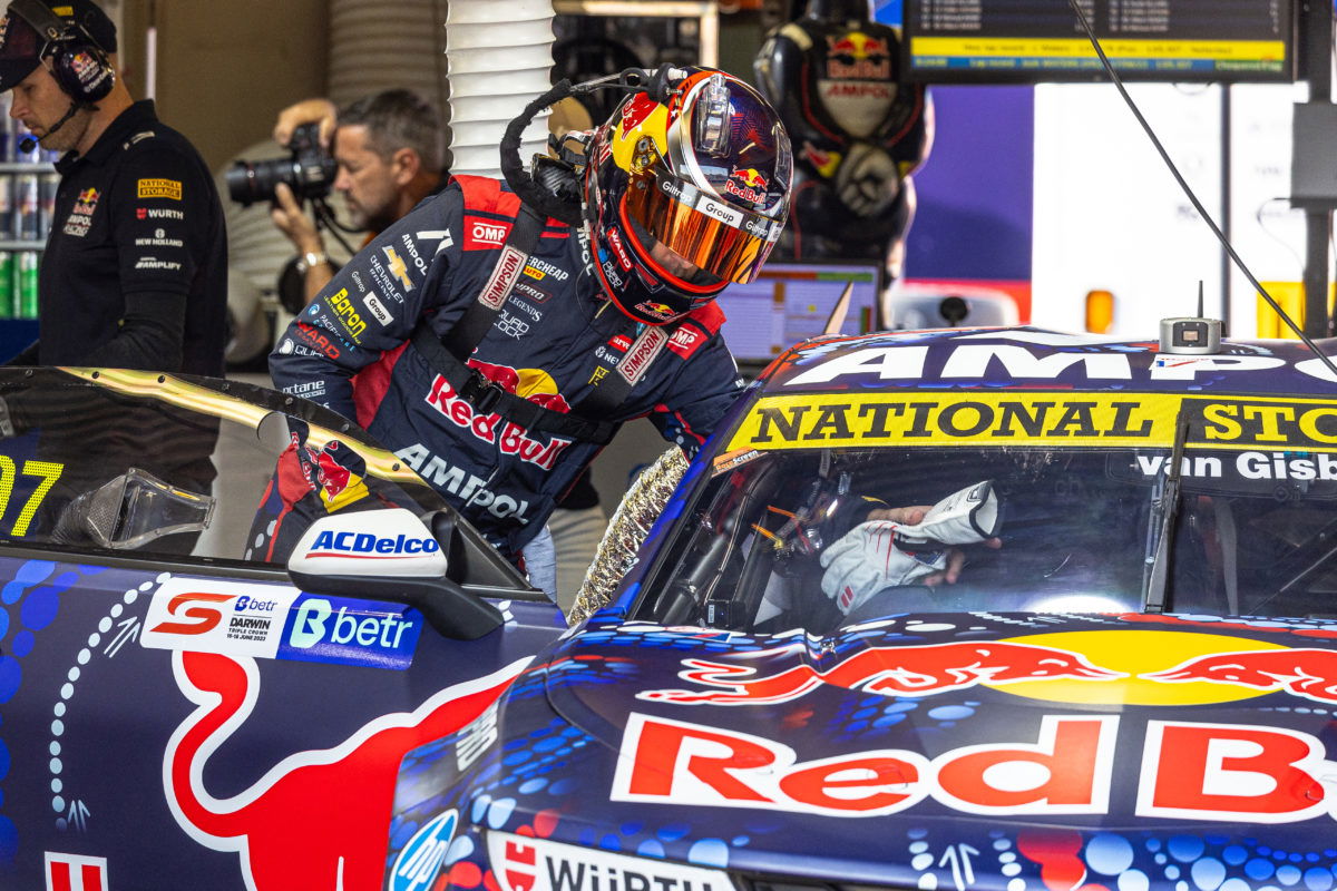 The possible departure of Shane van Gisbergen from Supercars raises an 'interesting' possibility, according to Craig Lowndes. Picture: InSyde Media