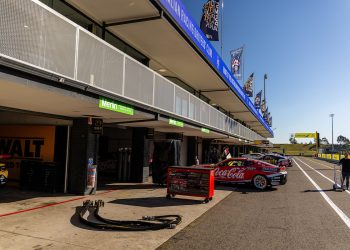 Sydney Motorsport Park Sydney SuperNight Supercars set-up day, July 2023