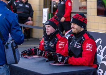 Will Brown and Brodie Kostecki as Erebus Motorsport team-mates in 2023. Image: InSyde Media