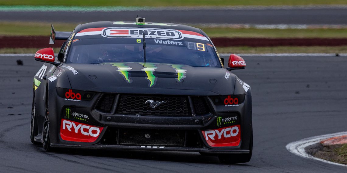 Cam Waters finished eighth and ninth in the two Taupo Supercars races. Image: InSyde Media
