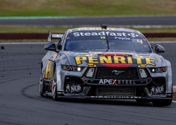 Matt Payne was a provisional pole-sitter one day and the official pole-sitter on the next, but could not convert that into a win at Taupo. Image: InSyde Media