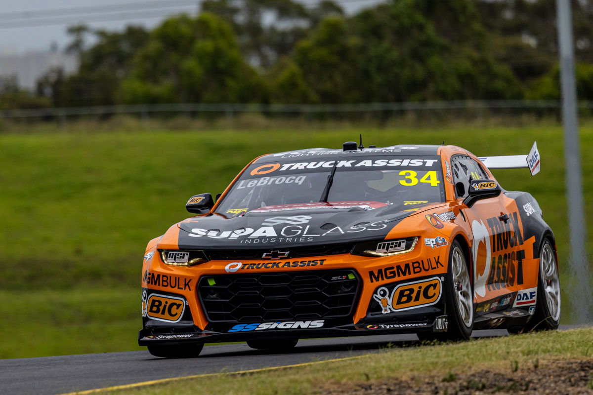 Jack Le Brocq, pictured here in pre-season testing at Sydney Motorsport Park, has raised visibility as a talking point for the Sydney SuperNight. Image: InSyde Media