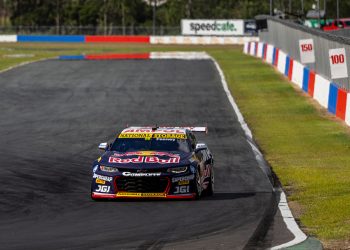 Triple Eight will test at Queensland Raceway tomorrow. Image: InSyde Media