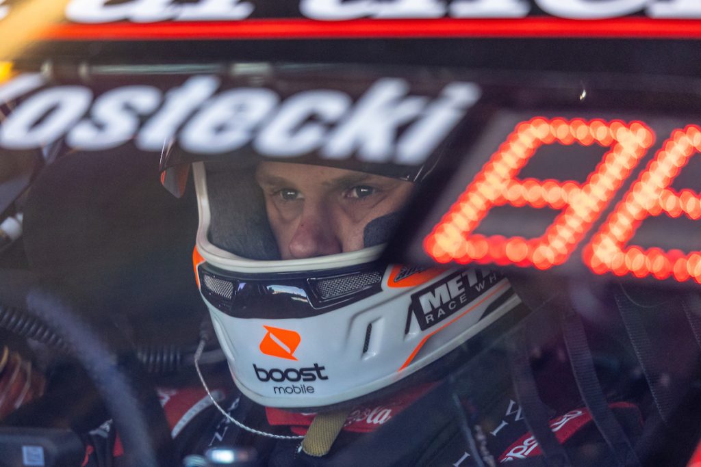 Brodie Kostecki behind the wheel of an Erebus Motorsport Camaro