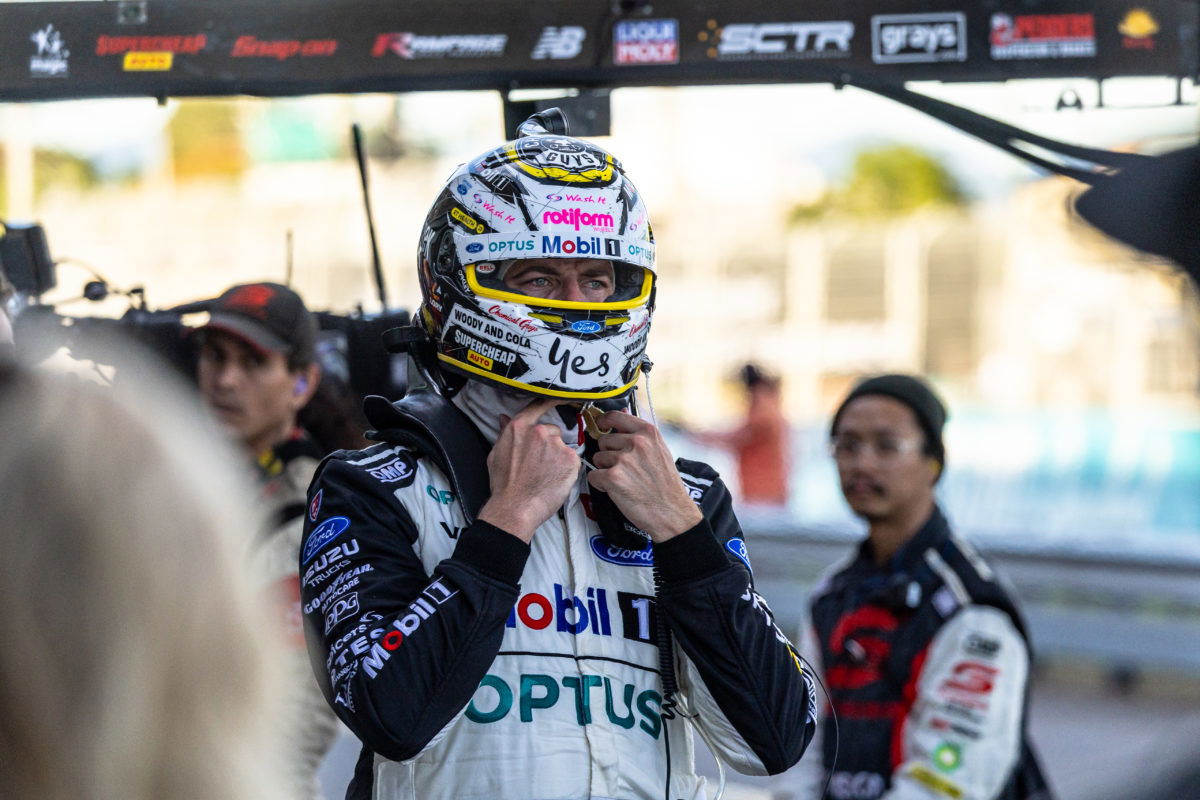 Chaz Mostert is encouraged by the Ford Supercar engine changes which he helped to test at Winton. Image: InSyde Media