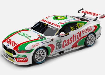 The retro Castrol Mustang.