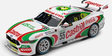 The retro Castrol Mustang.