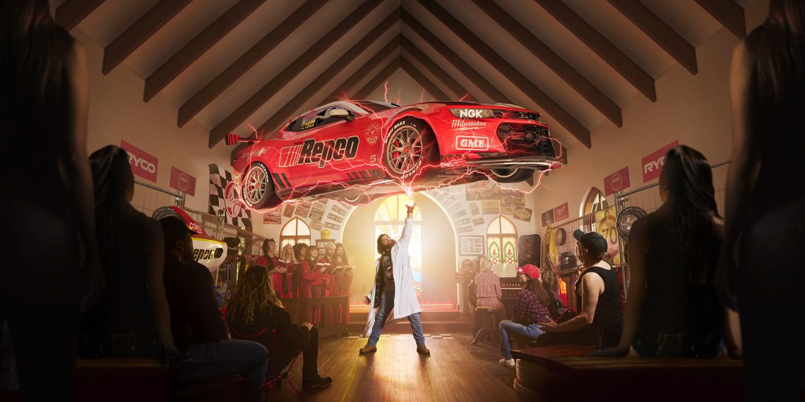 A clip from the Repco Bathurst 1000 ad that came under fire from a complaint.