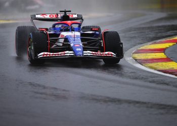 Daniel Ricciardo was left disappointed after a gamble during qualifying for the Belgian Grand Prix left failed to pay off. Image: Rudy Carezzevoli/Getty Images/Red Bull Content Pool