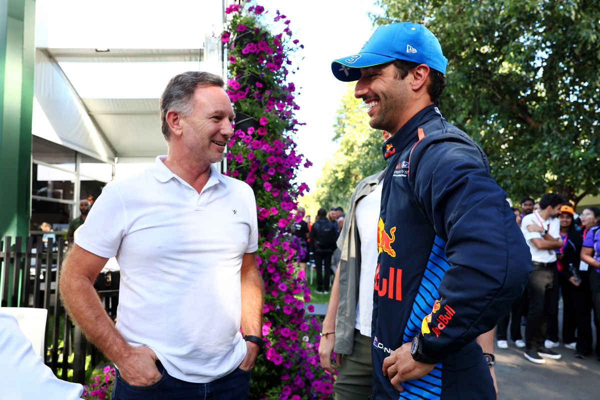 Daniel Ricciardo’s F1 career could have been over much earlier if not for Christian Horner’s intervention. Image: Batchelor / XPB Images